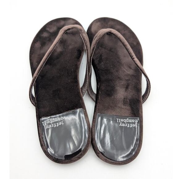 Jeffrey Campbell Byron Bay Thong Sandals Women's Dark Brown Size US9 EU40 - Picture 4 of 11